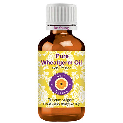 Deve Herbes Pure Wheatgerm Oil (Triticum vulgare) Cold Pressed 630ml (21 oz)