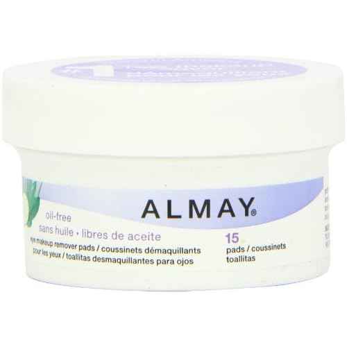 Almay Oil Free Eye Makeup Remover Pads, 15 Count in 1 box