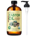 Yoken Organic Castor Oil 32oz - Pure Cold Pressed, EWG Verified