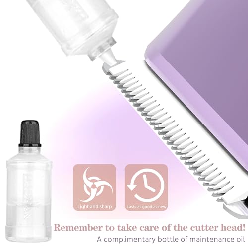 WNJ 2 in 1 Women Electric Shaver - Dual Head Bikini Trimmer - IPX7 Waterproof - Wet & Dry Use - Body Hair Trimmer and Facial Hair Remover for Bikini, Underarm Leg, Private Area, Arm, Body, Face