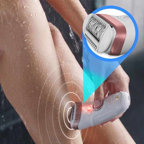 Replacement Epilator Head 81533164 Compatible with Braun Silk-?pil 7, Silk-?pil 9 and Xpressive | Extra Wide Epilation Head, White