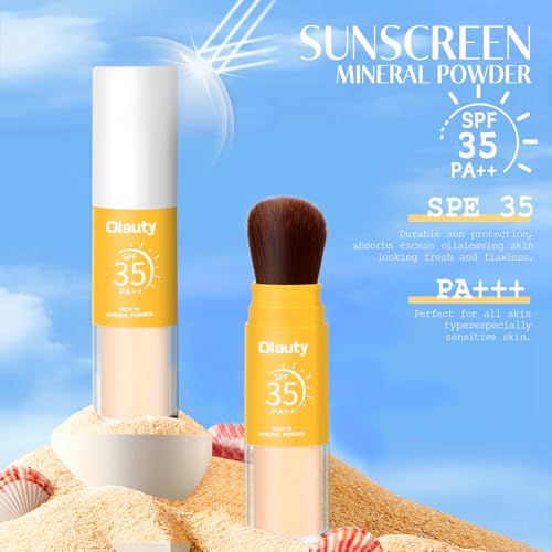 Mineral Sunscreen Setting Powder SPF 35 with Brush