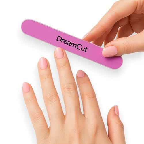 DreamCut Nail File with Case ? Portable Emery Board for Smooth & Precise Nail Shaping ? Compact & Travel-Friendly