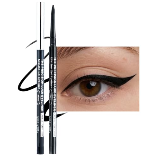 Ruby Vibe Co SilkLine Gel Eyeliner - Black, 1.5mm Precise Waterproof Makeup