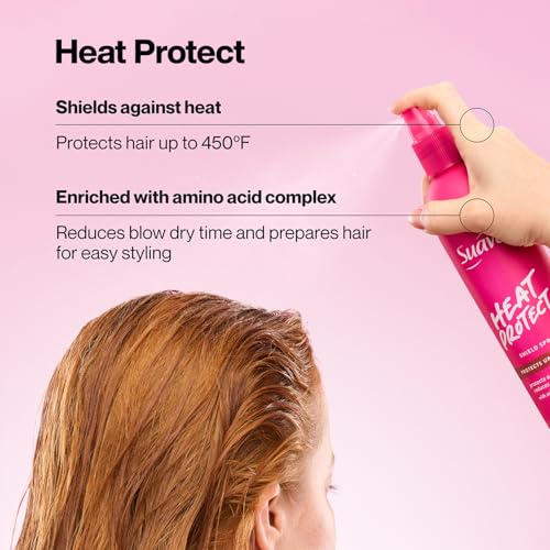 Suave Heat Protection & Max Hold Hairspray Duo 11oz