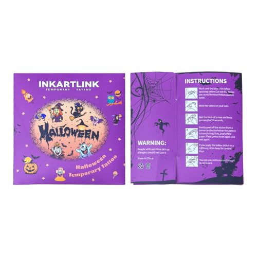 128 Halloween Temporary Tattoo Stickers - Kids Party Favors