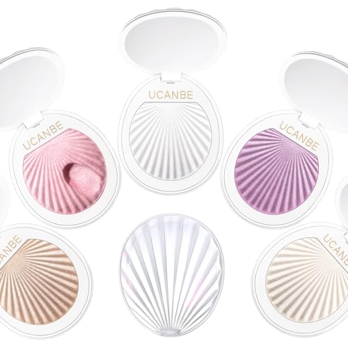 UCANBE Shell Gel-to-Powder Shimmer Highlighter - Buildable Luminous Glow