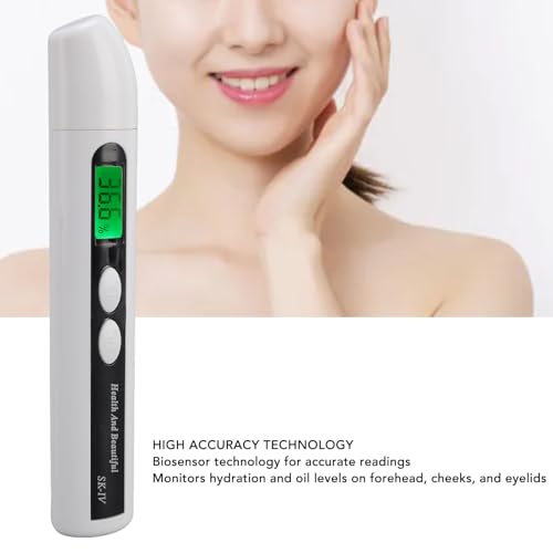 Skin Hydration & Oil Tester - Digital LCD Analyzer