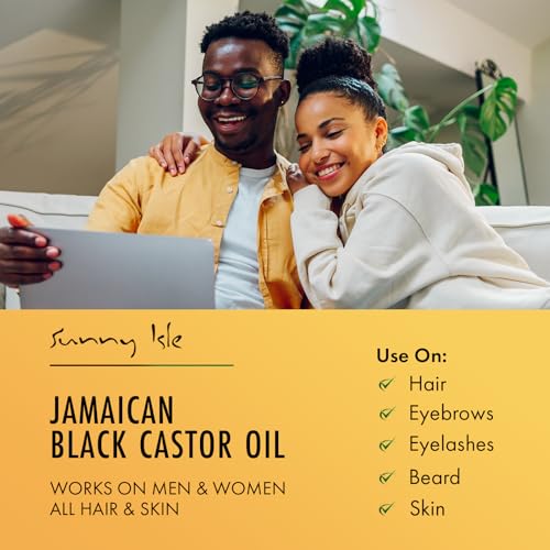 Sunny Isle Jamaican Black Castor Oil 4oz | Hair Growth & Scalp Care