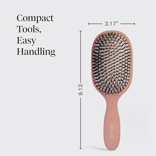 Kitsch Smooth & Polish Dual Bristle Detangler Hair Brush - Terracotta