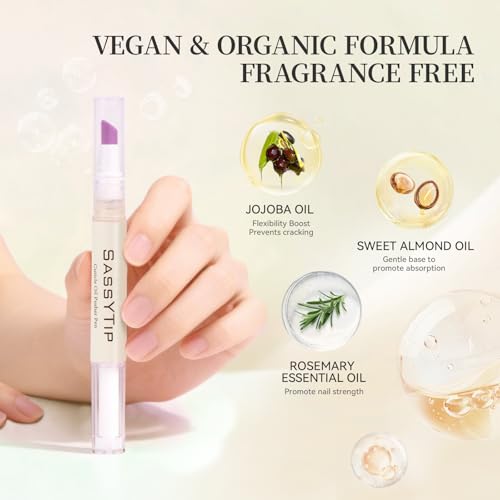 Ceramic Cuticle Pusher & Oil Pen 2ml - Nail Care Tool