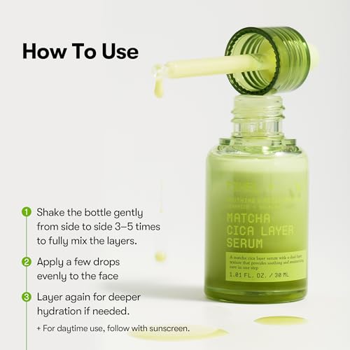 VT Matcha Cica Layer Serum 30ml | Hydrating Korean Facial Serum