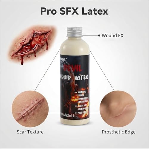Makeup Liquid Latex SFX Halloween Latex Makeup (200ml)