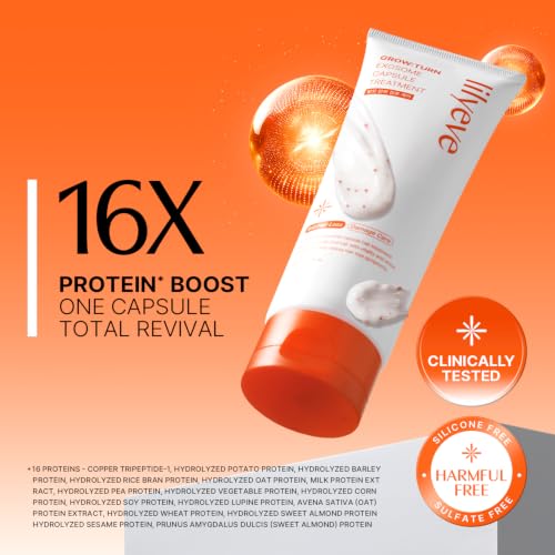 lilyeve GROWTURN Scalp Treatment Capsules with Protein, 7.77 fl oz