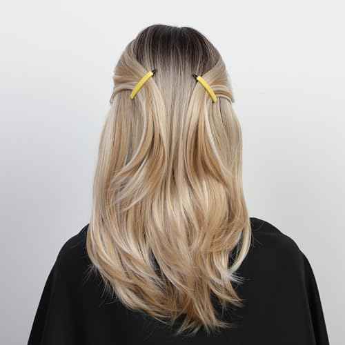 14pcs Hair Barrettes Set for Women and Girls, Hair Clips for Thick Thin Fine Hair, Non-metal Hair Accessories, Non-Slip Grip Handmade Snap Hairpin, BPA Free, Made in KOREA