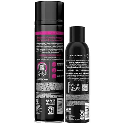 TRESemm? Amplified Volume Finishing Hairspray & Root Boost Spray ??24H Lift, Volumizing Hair Products