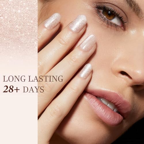 AZUREBEAUTY Dip Powder Nail Kit Starter - Nude Glitter DIY Manicure Set