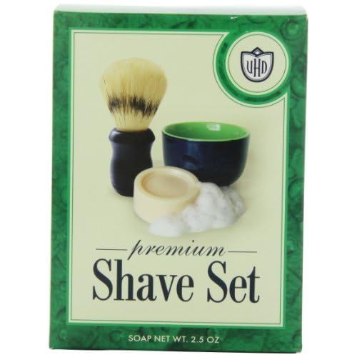 Van Der Hagen Premium Shave Set (2.5 oz. Soap, Bowl, Brush)