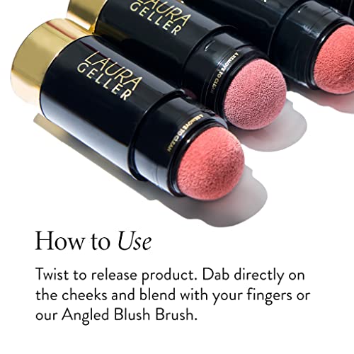 LAURA GELLER NEW YORK Jelly Balm Hydrating Lip Serum, Neutral Ground + Serum Blush Cheek Tint, Practical Pink