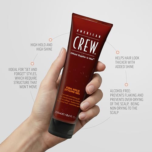 American Crew Hair Gel - High Hold & Shine, 8.4 fl oz