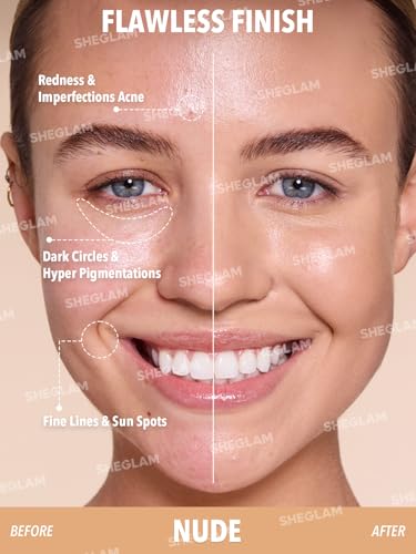 SHEGLAM Skin Magnet High Coverage Foundation Stick Nude