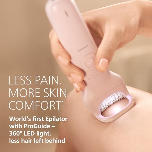 Cordless Wet and Dry Electric Epilator Set with 8 Accessories