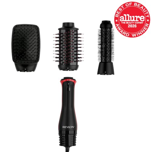 Revlon 3-in-1 Multi-Styler Blow Dryer Brush with Volumizer & Root Booster (Black)