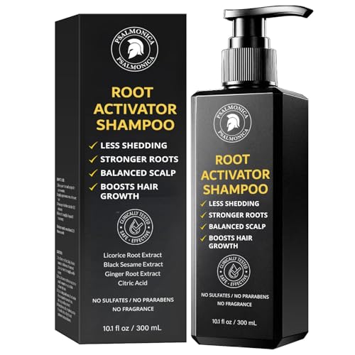 Psalmonica Root Activator Herbal Hair Growth Shampoo for Thinning Hair