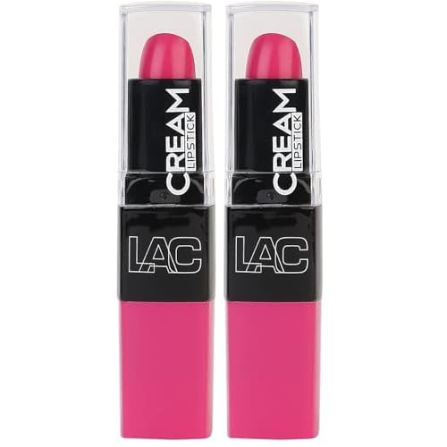 L.A. COLORS Moisture Cream Lipstick, Delish CML483 (Pack of 2)