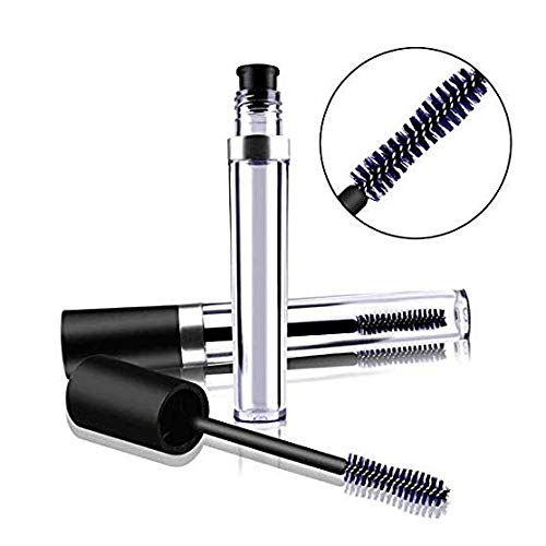 3Pc 8ml Empty Mascara Tubes With Eyelash Wand & Rubber Inserts
