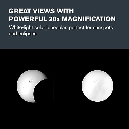 Celestron – EclipSmart Safe Solar Eclipse Binoculars – Large & Powerful 20x50MM Solar Binoculars – Exclusive Solar Binocular – Crystal Clear Views of The Sun, Solar Eclipses, Transits & Sunspots