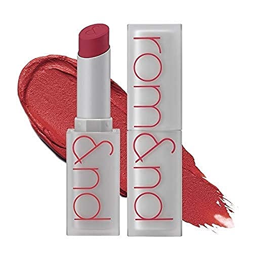 rom&nd Zero Matte Lipstick 3g, 07 ENVY ME, Intense Color, Highly Pigmented, Last All Day, Weightless, Smooth Velvet Texture, Matte Finish, Without Drying or Flaking