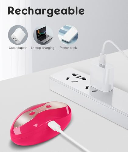 FERNIDA Red Light Lip Care Device - Heated Eye Therapy, USB-C Rechargeable