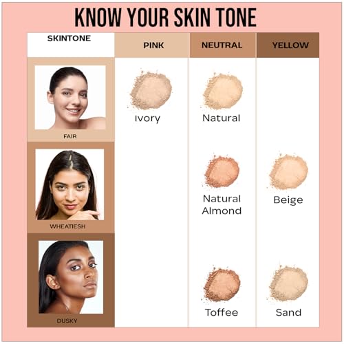 FACES CANADA Weightless Matte Finish Compact Powder - Beige 03 | 9 g | Non Oily Matte Look | Evens Out Complexion | Hides Imperfections | Blends Effortlessly | Pressed Powder For All Skin Types