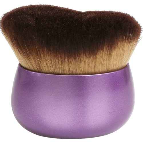 Blend & Blur Extra Large Body Makeup Brush for Self Tanner,Leg Makeup & Bronzer Self Tan Applicator, Powder, Foundation, Blusher, Bronzer£¬Massager for Face Gift box (Purple)