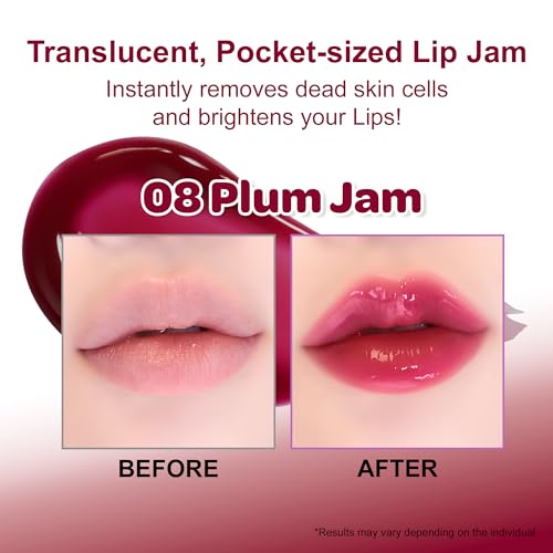 COLORGRAM Tintin Dory Lip Jam 08 Plum - Hydrating Plump Gloss