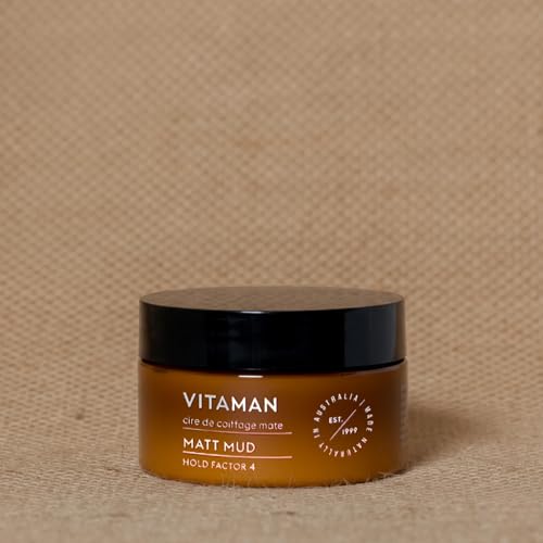 VITAMAN Matt Mud - Strong Hold Matte Hair Styling Paste