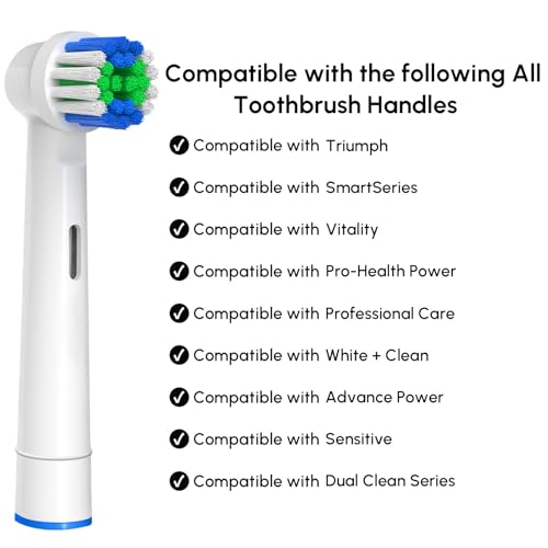 Replacement Toothbrush Heads for Oral-B, 12-Pack