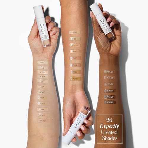RMS Beauty Revitalize Hydra Concealer, Medium Coverage Hydrating Liquid Complexion Perfector, Skincare-Infused Lightweight and Creaseproof with Built-In Brush Applicator