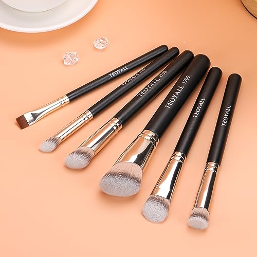 TEOYALL 3-Piece Angled Foundation & Concealer Brush Set