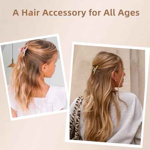 10 Pack Small Hair Clips for Thin/Medium Fine Hair/Bangs, 1.5 Inch Matte Small Claw Clips, Non-Slip Mini Jaw Clips with Gift Box