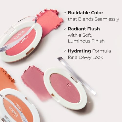 Laka Love Silk Blush Powder - Buildable, Long-Lasting Glow