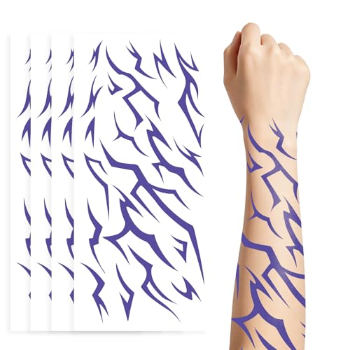 100 Demon Temporary Tattoos | Waterproof K-pop Cosplay Stickers