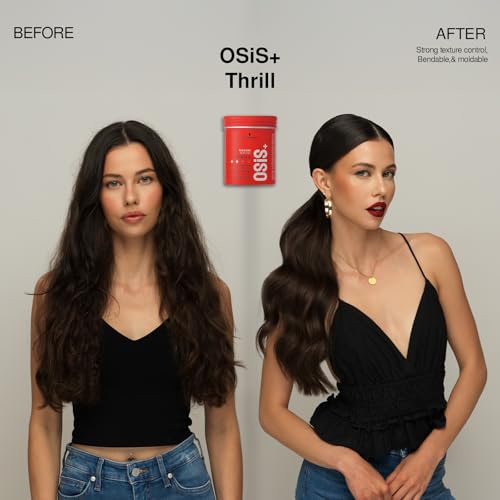OSiS+ Thrill Fibre Gum – Medium Hold Flexible Styling, 3.38 oz