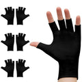 Fingerless Cotton Gloves for Eczema Relief - Moisturizing Therapy
