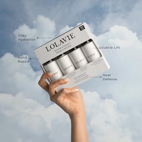 LolaVie Restore & Protect Travel Kit - Vegan Hair Care Essentials