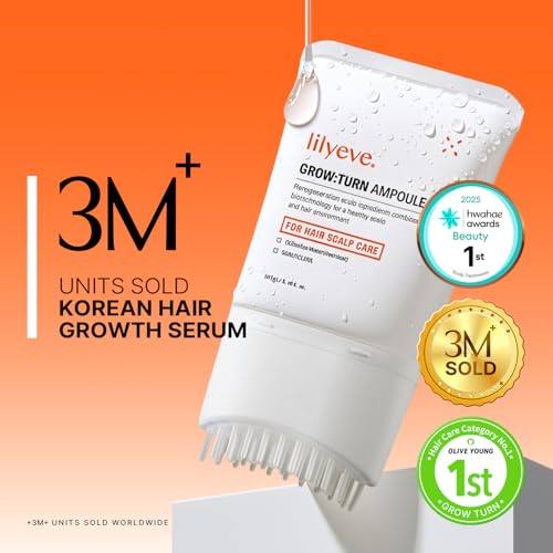 Lilyeve GROWTURN Exosome Hair Growth Serum with Built-In Brush 3.38 fl oz