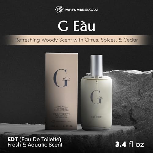 PB ParfumsBelcam Eau de Toilette Men's Cologne 3.4 Fl Oz