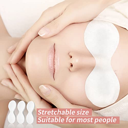 MoyRetty 300 Sheets Disposable Eye Mask-Non Woven Eye Care Cotton, Facial Eye Covers Skincare Spa Paper, Cosmetic Facial Paper Sheet Eye Nose Face Pads for Home Salon Beauty Tools