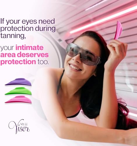 Purple VA J-J Visor Intimate Area Protection Shield for Bikini Brazilian Waxing & Laser Hair Removal